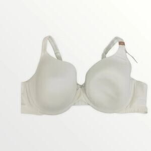 Lane Bryant Cacique White Lightly Lined T Shirt Bra 46C